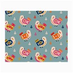 Cute Bird Pattern Small Glasses Cloth