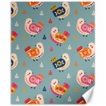 Cute Bird Pattern Canvas 16  x 20 