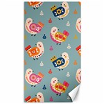 Cute Bird Pattern Canvas 40  x 72 