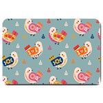 Cute Bird Pattern Large Doormat