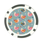 Cute Bird Pattern Poker Chip Card Guard