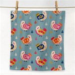 Cute Bird Pattern Face Towel