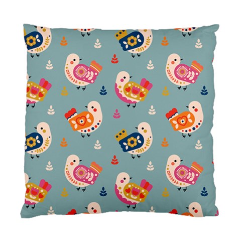 Cute Bird Pattern Standard Cushion Case (One Side) from ArtsNow.com Front