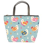 Cute Bird Pattern Bucket Bag