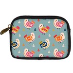 Cute Bird Pattern Digital Camera Leather Case