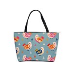 Cute Bird Pattern Classic Shoulder Handbag