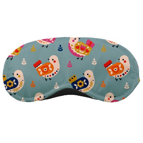 Cute Bird Pattern Sleep Mask from ArtsNow.com Front