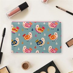 Cute Bird Pattern Cosmetic Bag (Medium) from ArtsNow.com Back