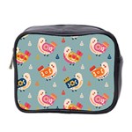 Cute Bird Pattern Mini Toiletries Bag (Two Sides)