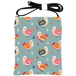 Cute Bird Pattern Shoulder Sling Bag