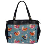 Cute Bird Pattern Oversize Office Handbag