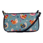 Cute Bird Pattern Shoulder Clutch Bag