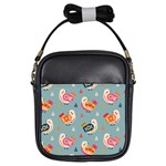 Cute Bird Pattern Girls Sling Bag