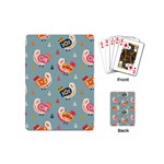 Cute Bird Pattern Playing Cards Single Design (Mini)