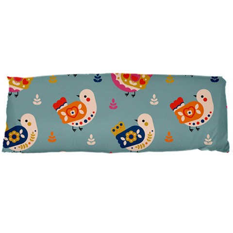 Cute Bird Pattern 21 x60  Body Pillow Case Dakimakura (Two Sides) from ArtsNow.com Back