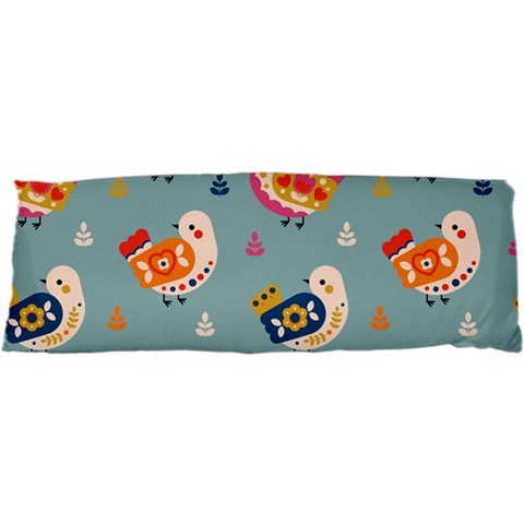 Cute Bird Pattern 17 x47  Body Pillow Case Dakimakura (Two Sides) from ArtsNow.com Back