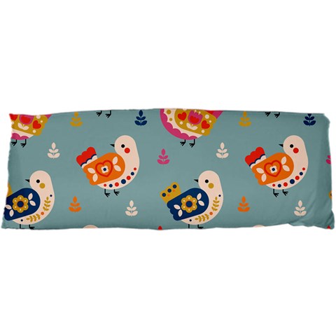 Cute Bird Pattern 25 x67  Body Pillow Case Dakimakura (Two Sides) from ArtsNow.com Front