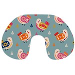 Cute Bird Pattern Travel Neck Pillow