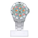 Cute Bird Pattern Plastic Nurses Watch