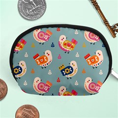 Cute Bird Pattern Accessory Pouch (Medium) from ArtsNow.com Front