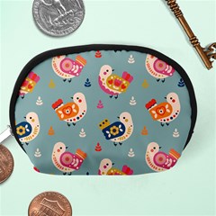 Cute Bird Pattern Accessory Pouch (Medium) from ArtsNow.com Back