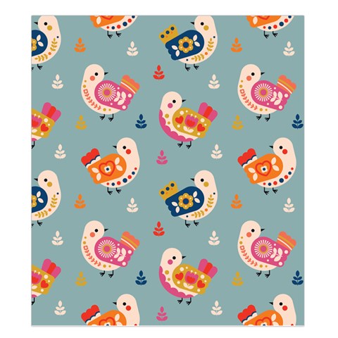 Cute Bird Pattern Duvet Cover (King Size) from ArtsNow.com Duvet Quilt