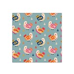 Cute Bird Pattern Satin Bandana Scarf 22  x 22 