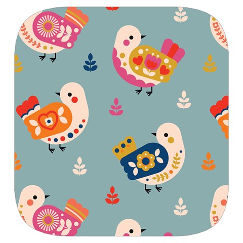 Cute Bird Pattern Toiletries Pouch from ArtsNow.com Side Right