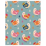 Cute Bird Pattern Drawstring Bag (Small)