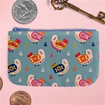 Cute Bird Pattern Large Coin Purse