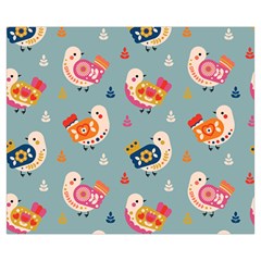 Cute Bird Pattern Medium Tote Bag from ArtsNow.com Front