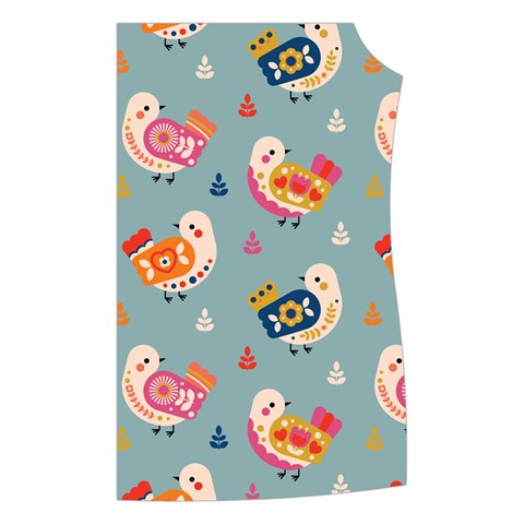 Cute Bird Pattern Women s Button Up Vest from ArtsNow.com Front Left