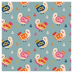 Cute Bird Pattern Kids  Hooded Rain Ponchos from ArtsNow.com Inside 1