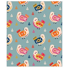 Cute Bird Pattern Belt Pouch Bag (Small) from ArtsNow.com Back Strap