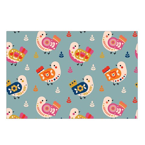 Cute Bird Pattern Belt Pouch Bag (Small) from ArtsNow.com Loop