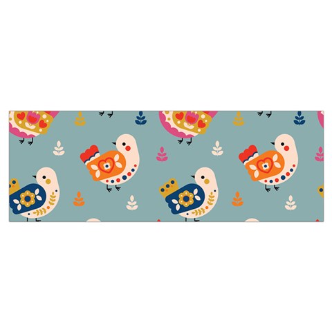 Cute Bird Pattern Wristlet Pouch Bag (Small) from ArtsNow.com Bottom