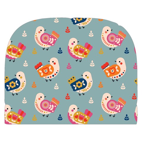 Cute Bird Pattern Make Up Case (Small) from ArtsNow.com Back