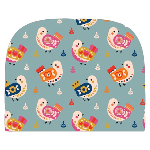 Cute Bird Pattern Make Up Case (Large) from ArtsNow.com Front