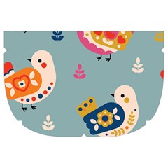 Cute Bird Pattern Make Up Case (Large) from ArtsNow.com Side Right