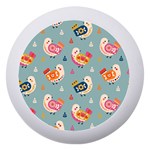 Cute Bird Pattern Dento Box with Mirror