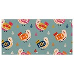 Cute Bird Pattern Banner and Sign 4  x 2 