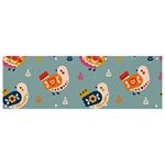 Cute Bird Pattern Banner and Sign 9  x 3 