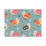 Cute Bird Pattern Premium Plush Fleece Blanket (Mini)