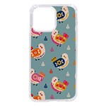 Cute Bird Pattern iPhone 14 Pro Max TPU UV Print Case