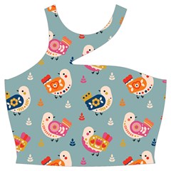 Cute Bird Pattern Cut Out Top from ArtsNow.com Front