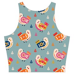 Cute Bird Pattern Cut Out Top from ArtsNow.com Back