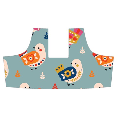 Cute Bird Pattern Men s Side Zip Front Pouch Ski And Snowboard Bib Pants	 from ArtsNow.com Front