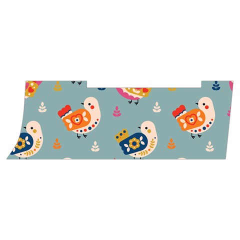 Cute Bird Pattern Men s Side Zip Front Pouch Ski And Snowboard Bib Pants	 from ArtsNow.com Waistband Left