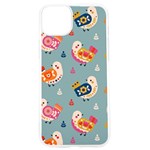 Cute Bird Pattern iPhone 15 Pro TPU UV Print Case