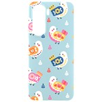 Cute Bird Pattern Samsung Galaxy S24 Plus 6.7 Inch Black TPU UV Case